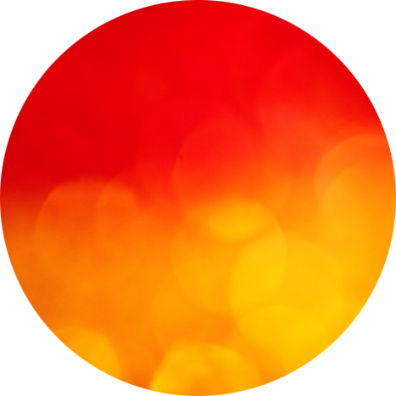 Toning från rött till orange